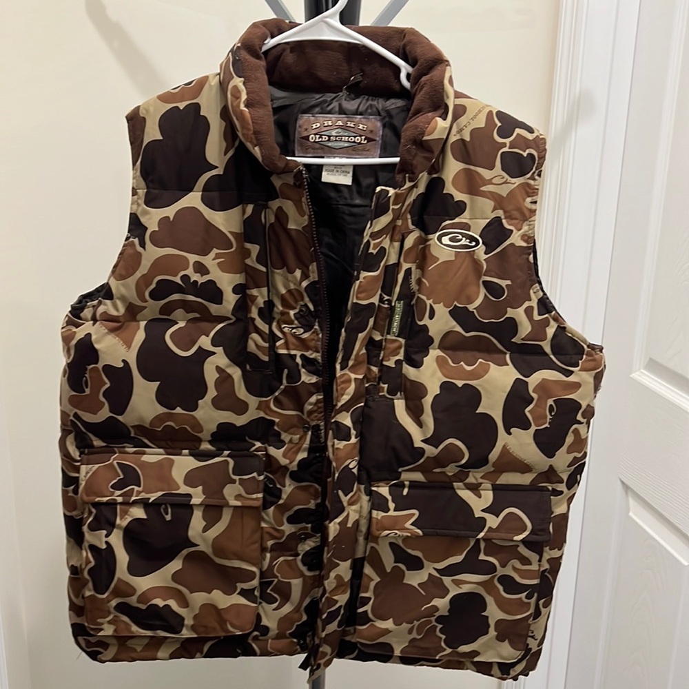 Drake Old School Camo Vest